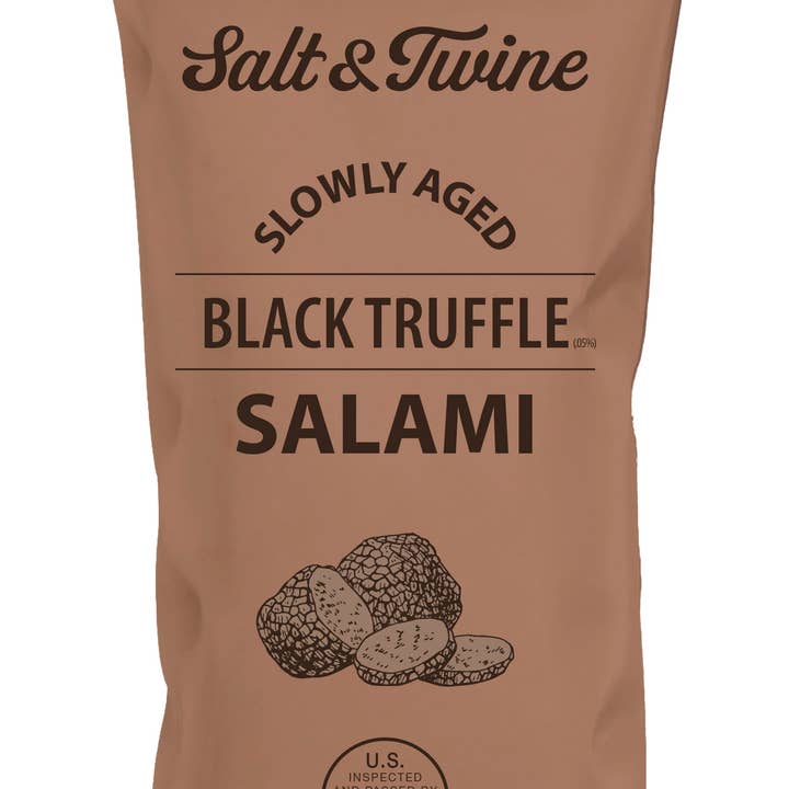 Salt & Twine by New England Charcuterie - Wholesale Salami - Truffle Salami Chub 12x5oz - New England Charcuterie0
