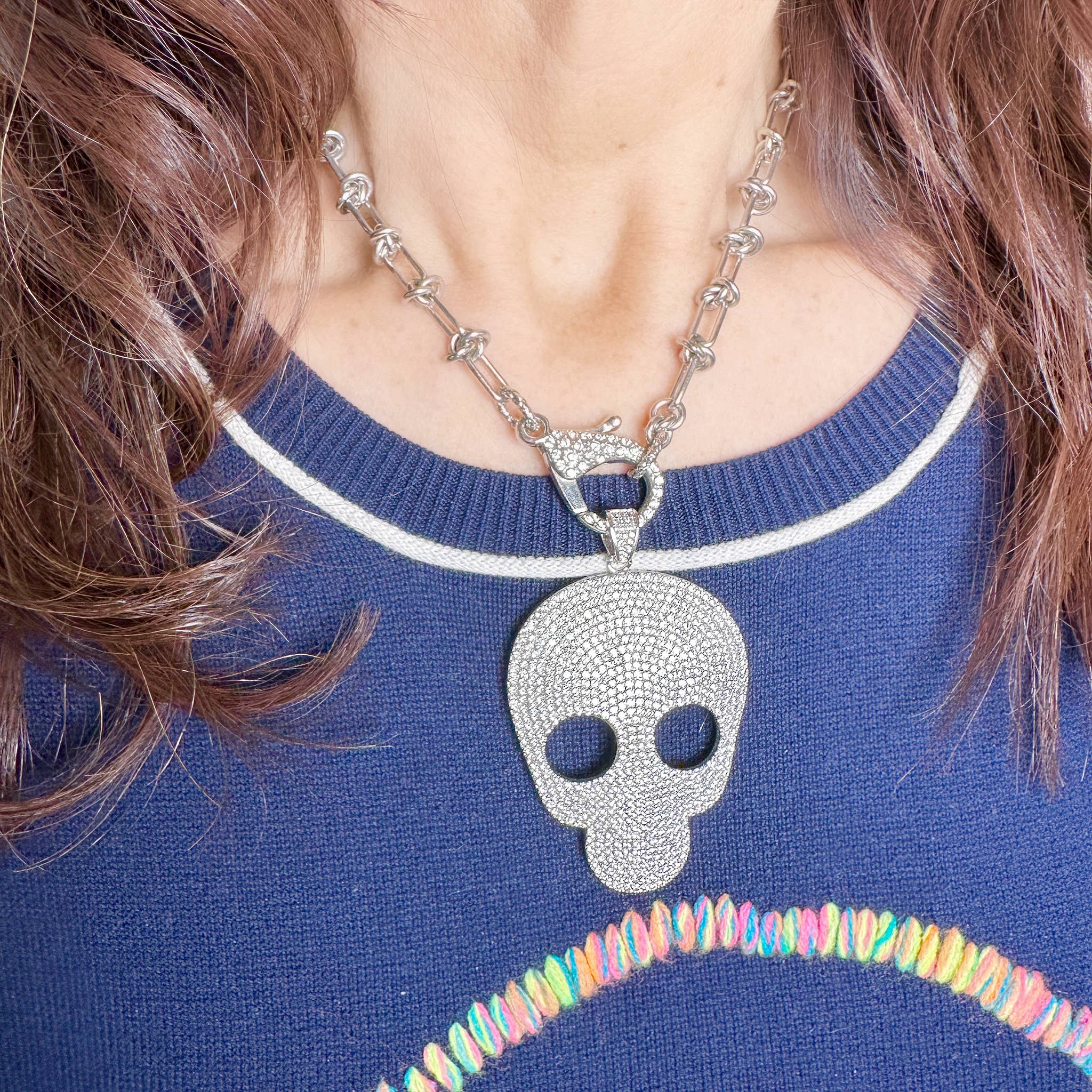 Love, Lisa - Wholesale Individual Charm/Pendant - Glamorous Pavé Skull Charm6