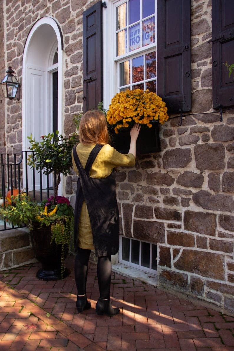 VIKOLINO - Vente Tabliers - Pinafore en lin (tablier japonais)7