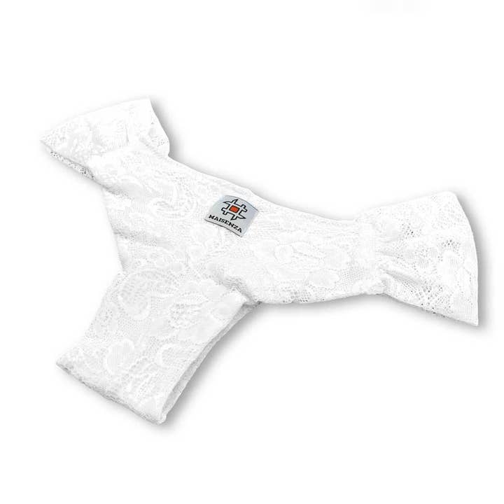 Monokini Bandeau - Dentelle Blanche pour la vente par #MAISENZA