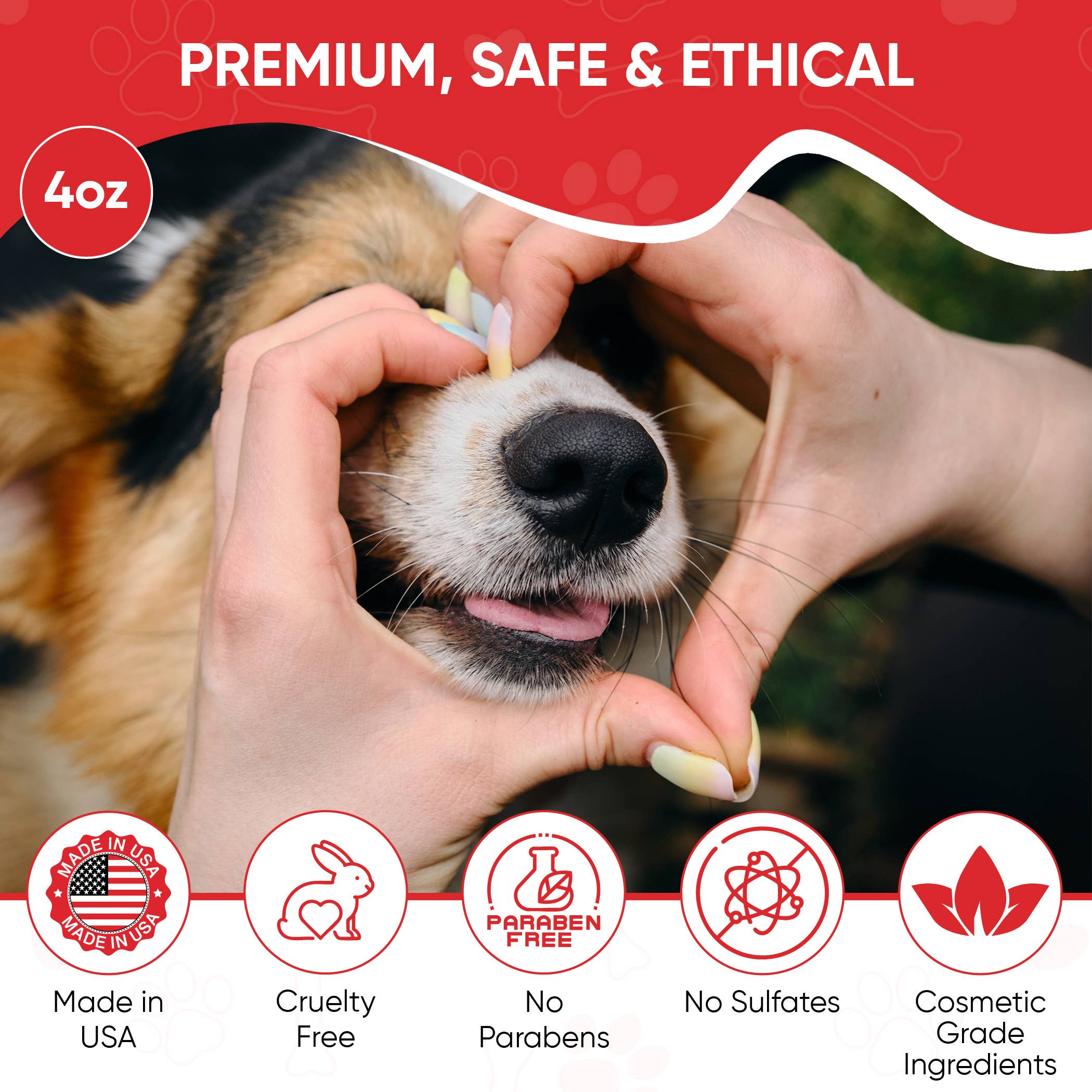 Warren London Dog Products – Großhandel Pfotenschutz für Haustiere – Feuchtigkeitsspendender Butterbalsam für Nase und Pfoten - 4 oz4