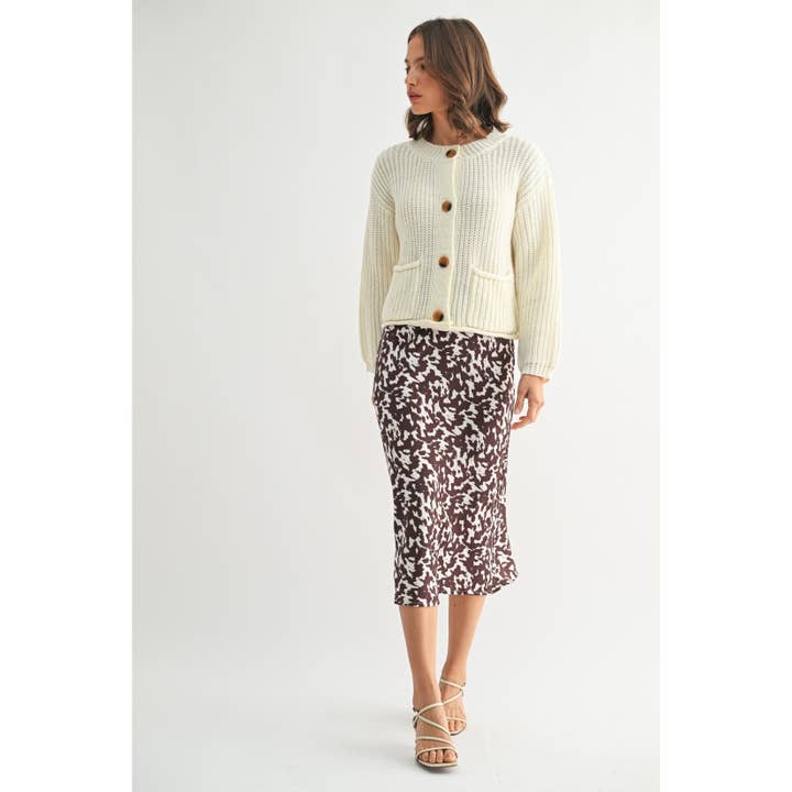 FUN2FUN - Wholesale Cardigan - Women's - CHUNKY KNIT SWEATER CARDIGAN45