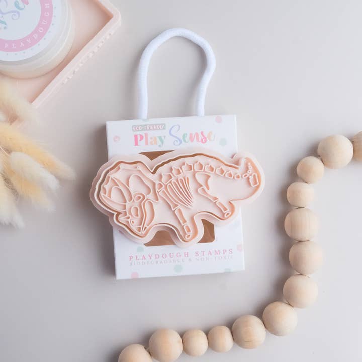 Play Sense - Wholesale Toy set – Kids - Eco Playdough Stamp | Dinosaurs