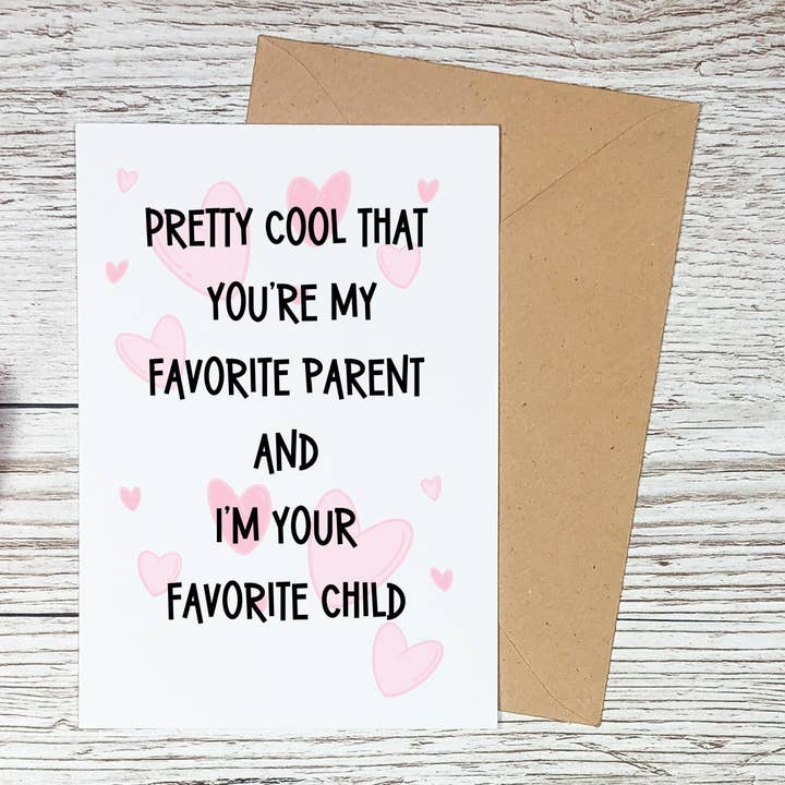 Muttertagskarten, Vatertagskarten, Geburtstagskarten für Eltern für den Großhandel von Sorry Not Sorry Co