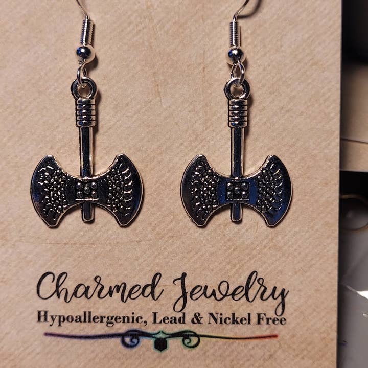 Con-Quest Crafts - Vente Boucles d'oreilles pendantes - Boucles d’oreilles et colliers à thème fantasy, gothique, RPG et gaming14