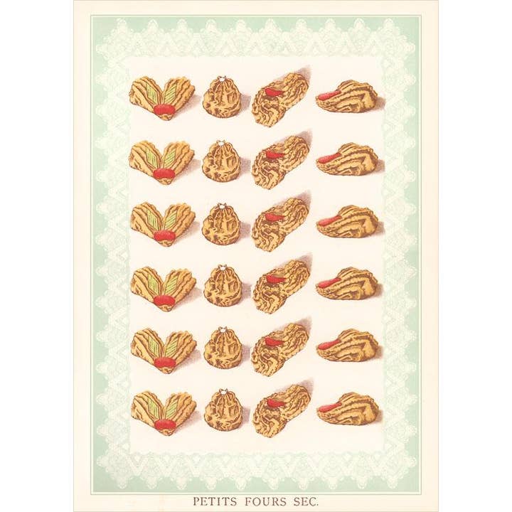 Found Image Press - Wholesale Sticker - Sticker FO-593 Petits Fours Sec