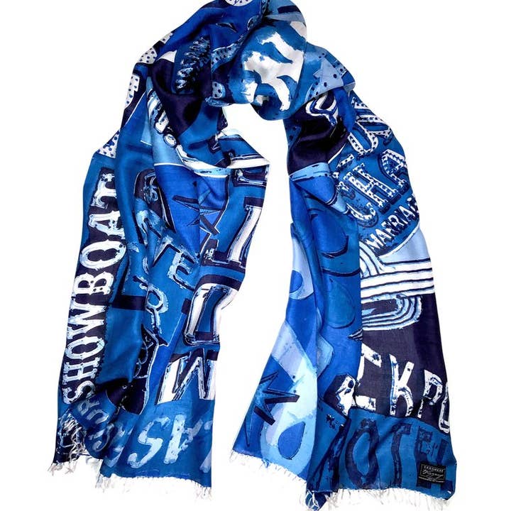 Cashmere Wrappings - Wholesale Scarf - Women's - Vintage Vegas Silk3