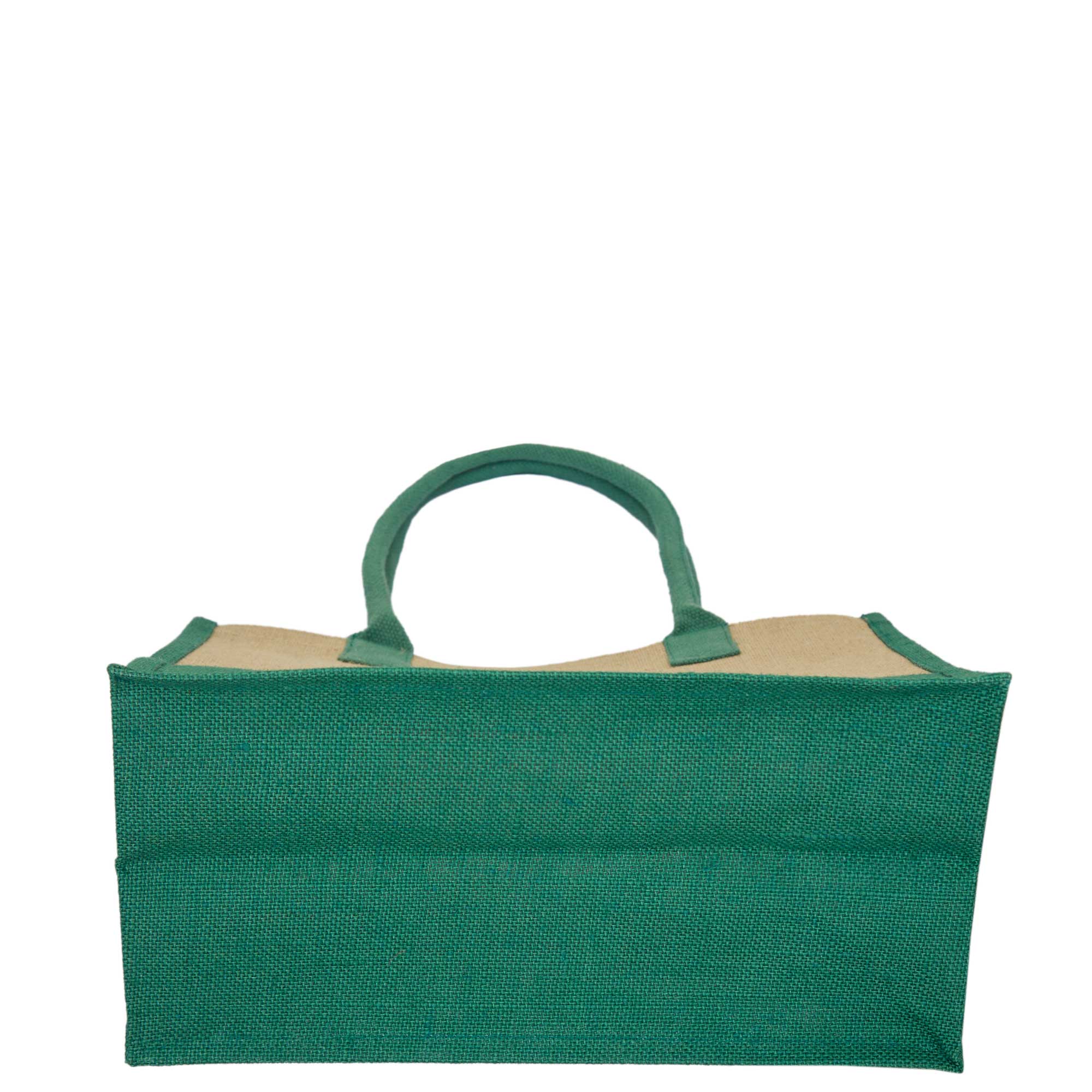 ecojutebags – wholesale Tote bag – Unisex – Pack 4 Jute Shopping Bags– Two-Tone Design with Long Handles19