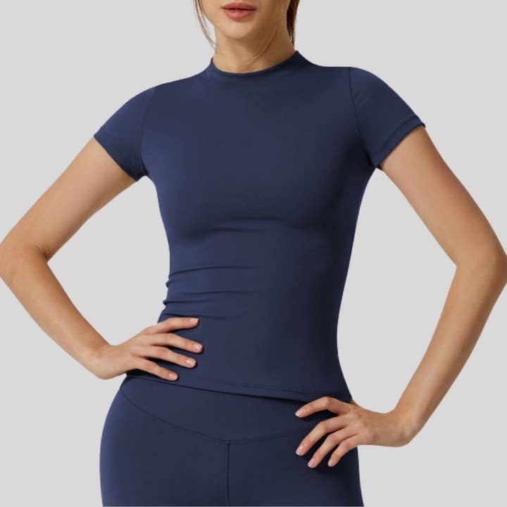 WONDERXFANS - Wholesale Athletic top – Women′s - Classic Fit Short-Sleeve Slim Fit Tee9