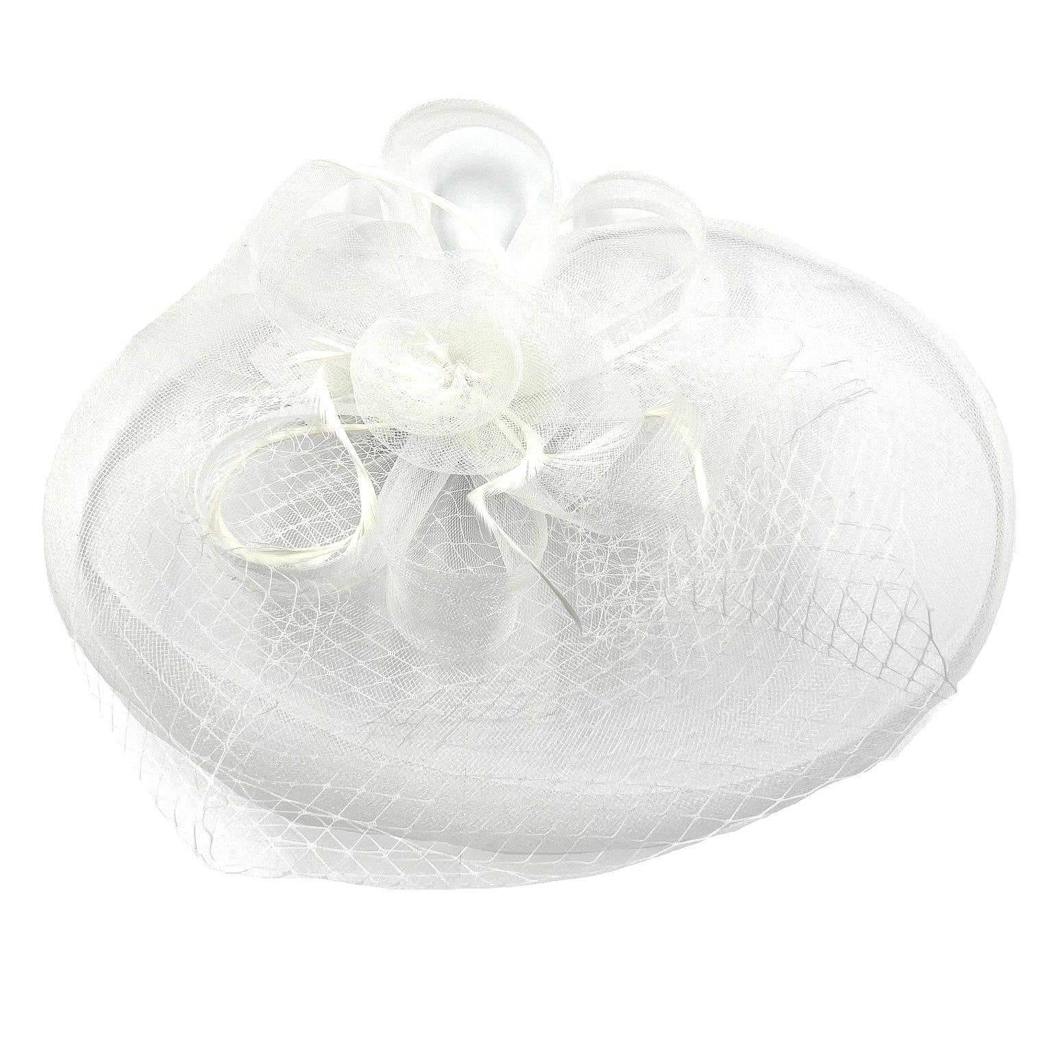 Diacly - Wholesale Fascinator Hat - Women's - Big Mesh Hat Veil Over Fascinator5