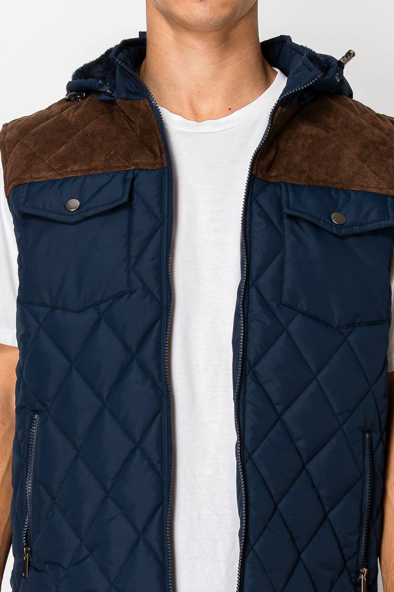 3 COULEURS DANS UN PACK Gilet homme doublé sherpa V4270 en vente sur Faire1