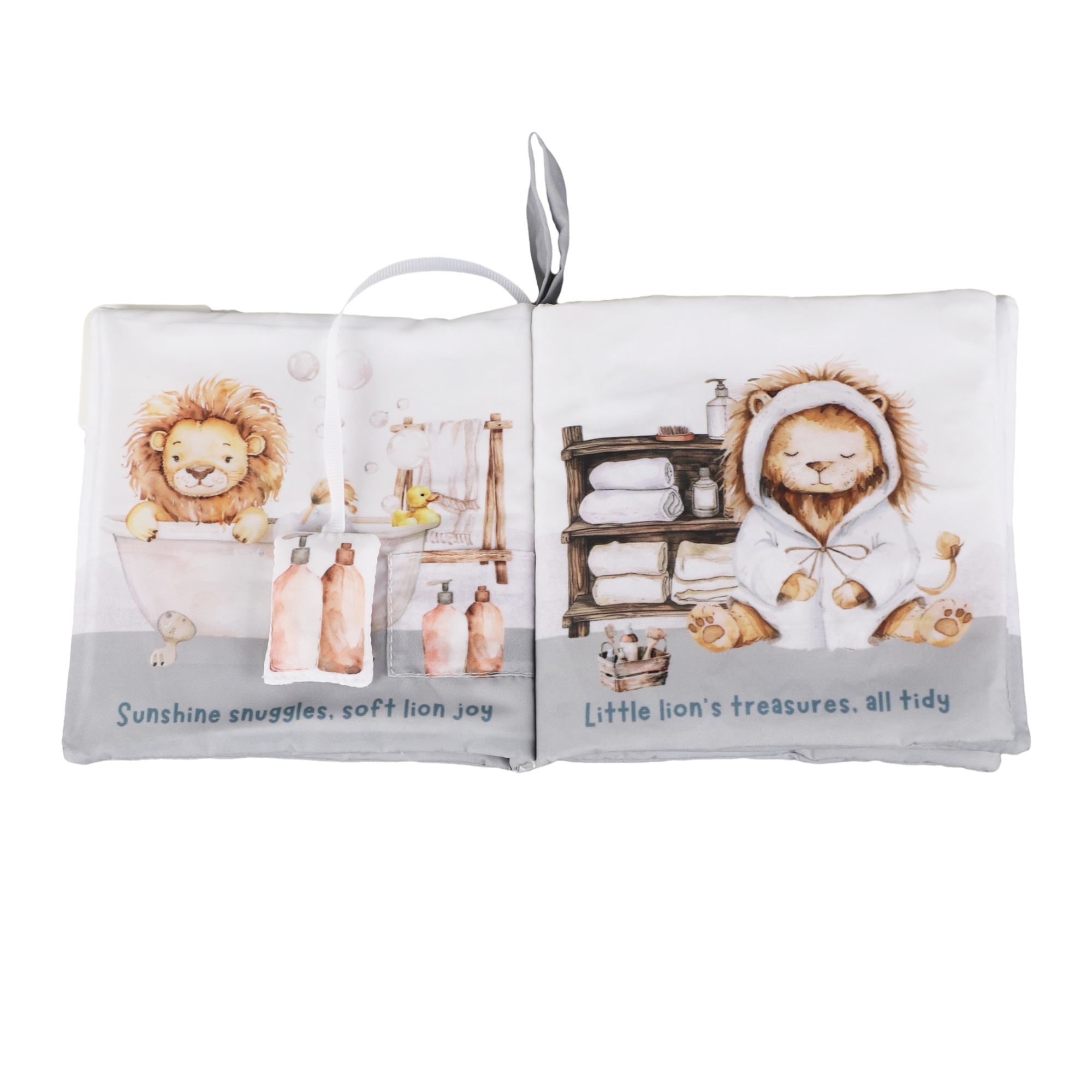 Ali+Oli - Wholesale Baby & Toddler Book (0-2) - Bubble Bath – 10-Page Crinkle Cloth Book for Babies & Toddle5