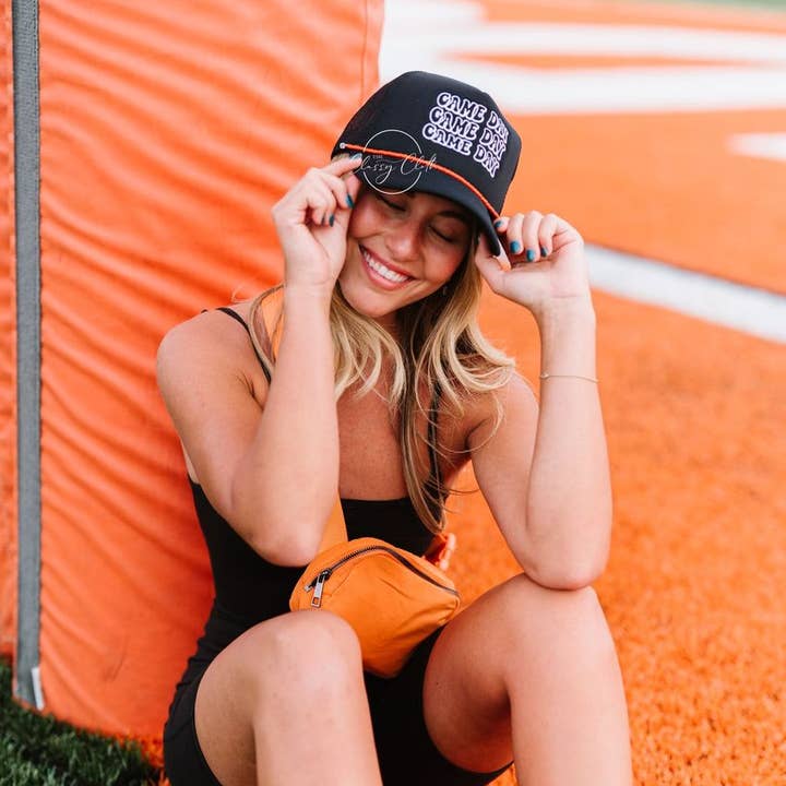 The Classy Cloth WS - Wholesale Trucker Hat - Women's - Embroidered Trucker Hat - Game Day RTS21