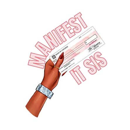 Manifest It Sis, transferts de chaleur pour la vente par Couture Story Wholesale