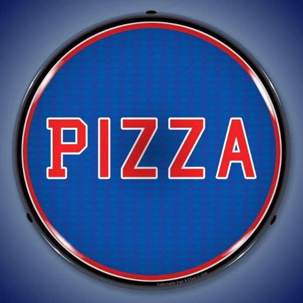 Pizza per la vendita all'ingrosso da parte di Collectable Sign and Clock LLC.