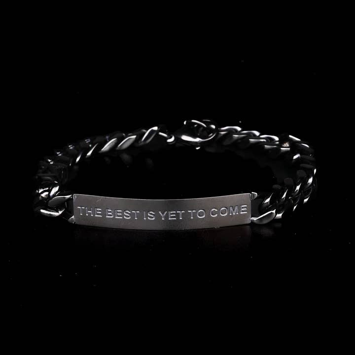 The Best Is Yet To Come - Men's Chain Bracelet for wholesale by The Inspiration Company