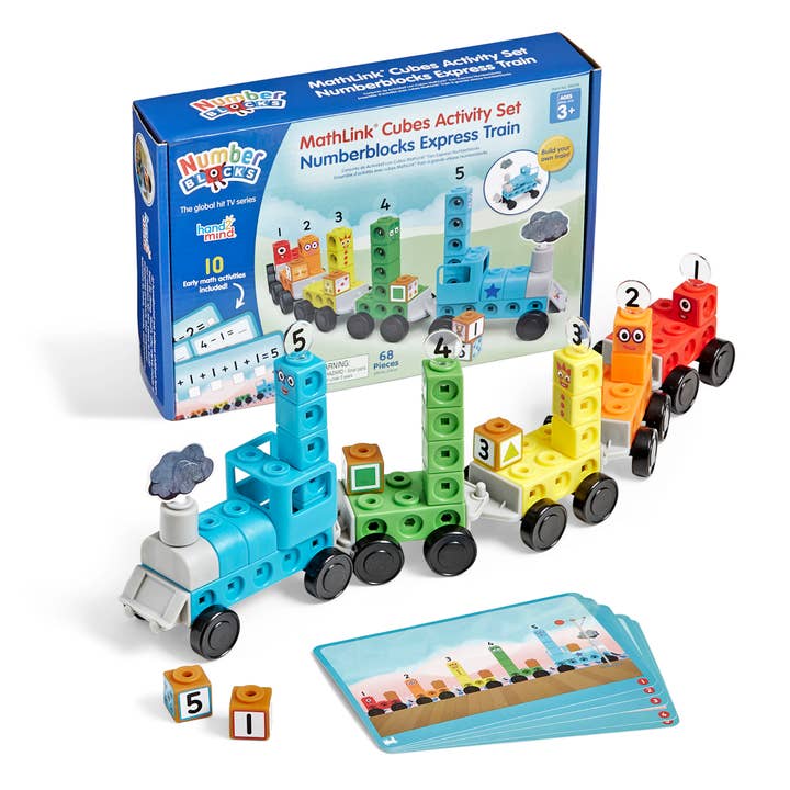 Learning Resources - Wholesale Toy Set - Kids - MathLink Cubes Numberblocks Express Train Activity Set