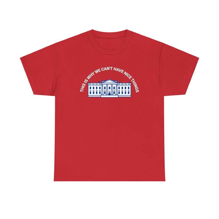Trump Vance 2024, divertida camiseta bidenómica republicana del MAGA, camiseta de algodón This Is why we can't have nice things para venta al por mayor de Howlydog Studios