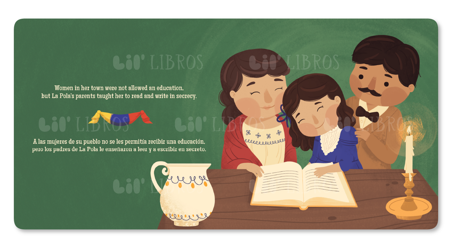 Lil' Libros ~ Bilingual Children's Books & Games - Wholesale Baby & Toddler Book (0-2) - The Life of / La vida de La Pola (Bilingual: English and Spanish)1