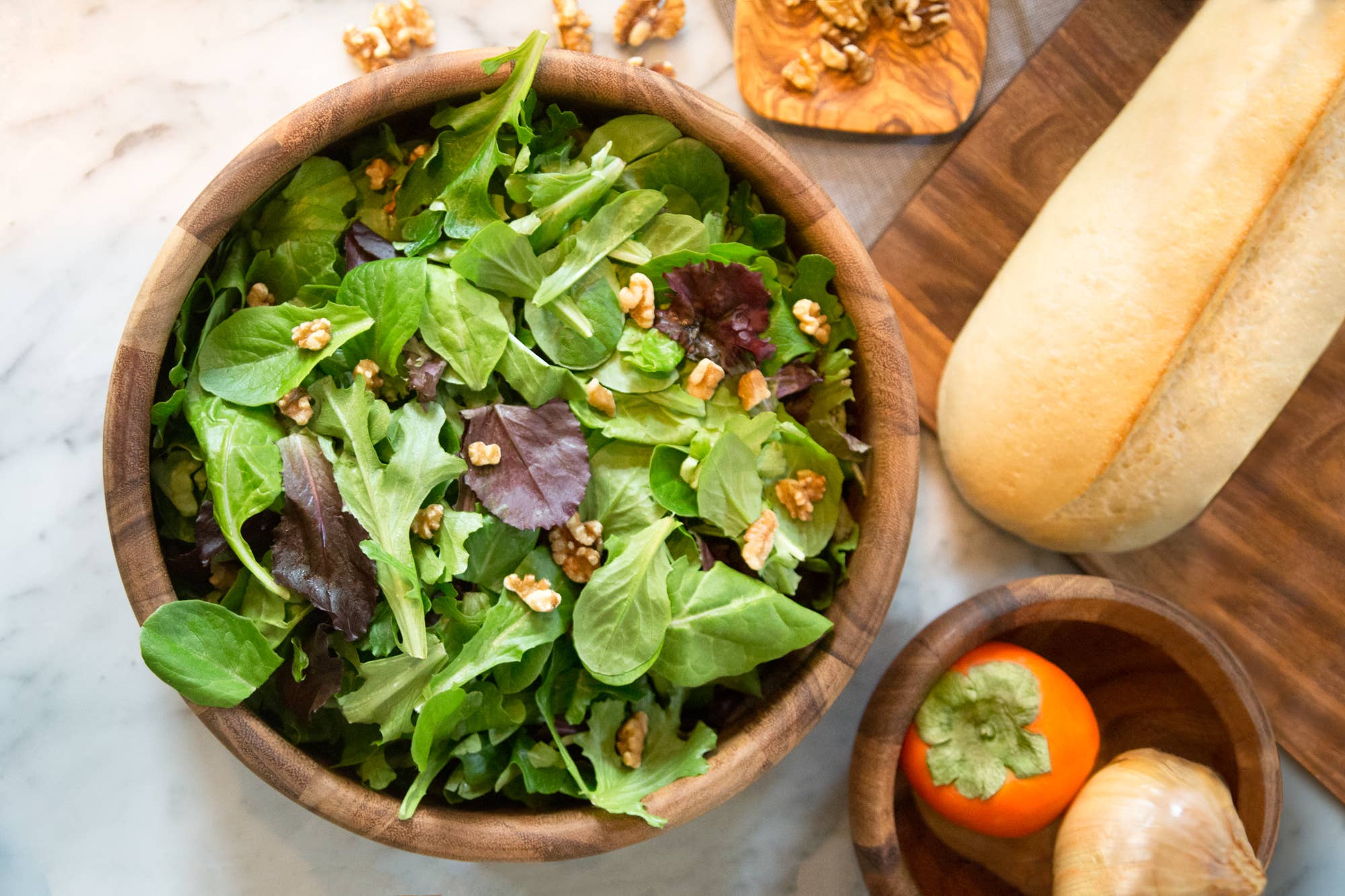 Fox Run Brands - Vente Bol de service - Bol à salade et à fruits Ironwood à grand rebord, acacia, 12 po1