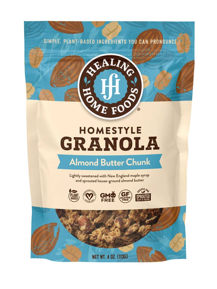 Granola Grab 'n Go Homestyle Almond Butter Chunk for wholesale by Healing Home Foods