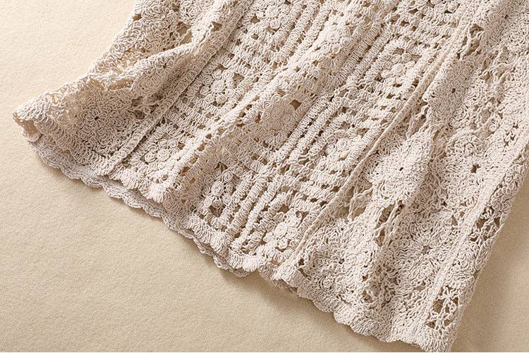 Funkyrel® Atzbranding Limited - Vente Veste sans manches – femme - Crosa - Gilet vintage bohème en crochet3