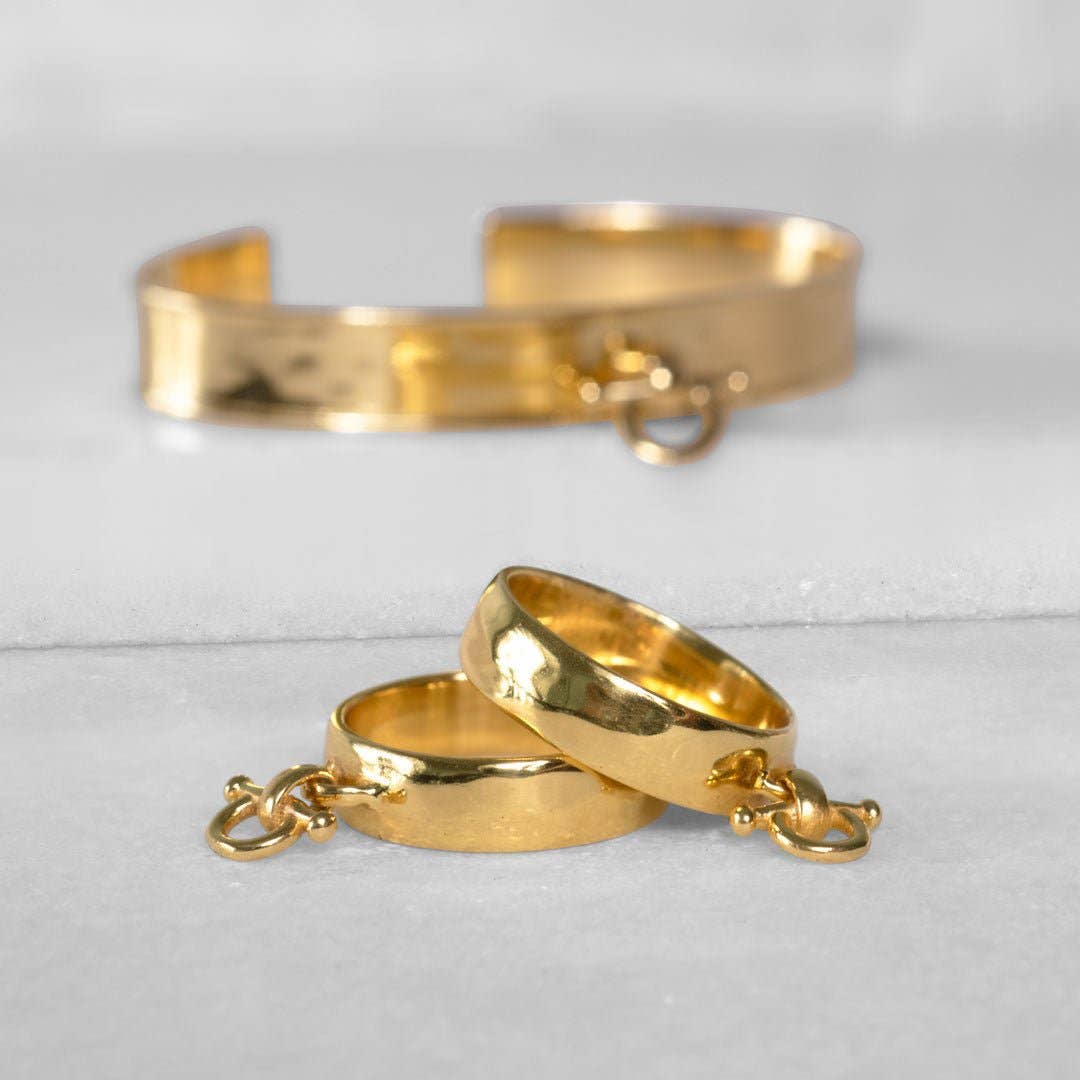 URBAN-EQUESTRIAN - Vente Anneau/bague à empiler - Bague Équestre Ariston Mors de Cheval en Or1