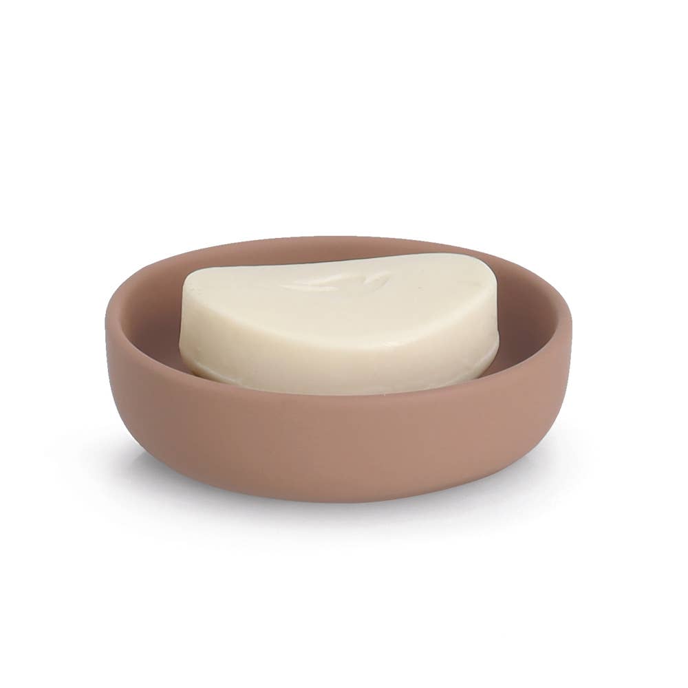 Zeller Present - Wholesale Bath Soap Dish - Soap dish, ceramic, mocha2