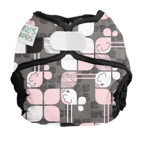 Capa Fraldas Nicki H&L - Chick Chick - NB por atacado de Nicki's Diapers (Planetwise Wholesale)