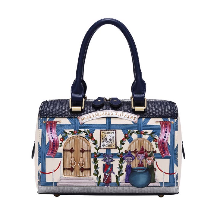 Speedy Bowler Shakespeares Theatre Macbeth-Motiv für den Großhandel von Vendula London Ltd