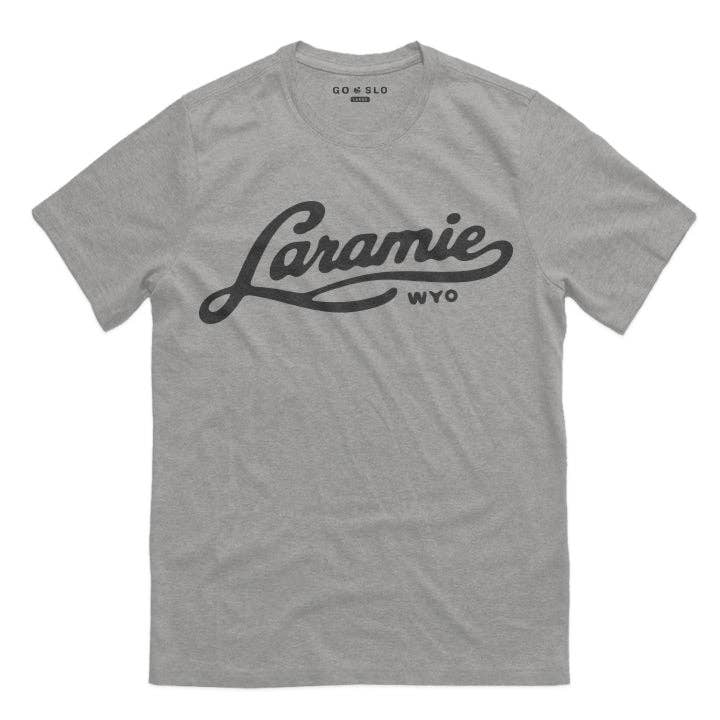 T-shirt com Letreiro Laramie por atacado de Go Slo