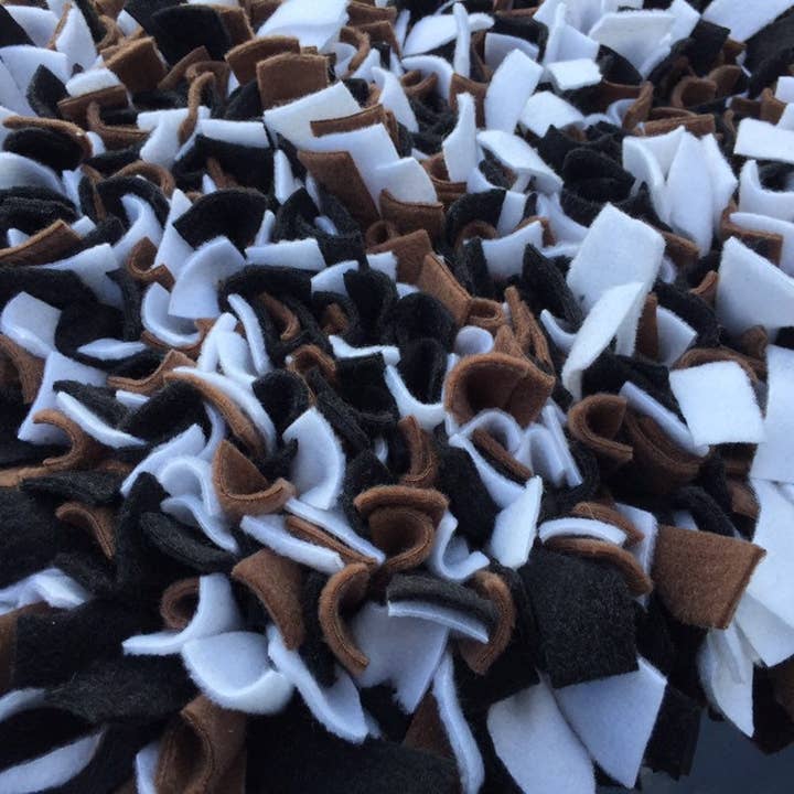 Brun/Svart/Vit Tvättbar Snusmatta/Husdjur Näsa Arbete födosökande plocka din storlek för wholesale av Life’s A Treasure Mat