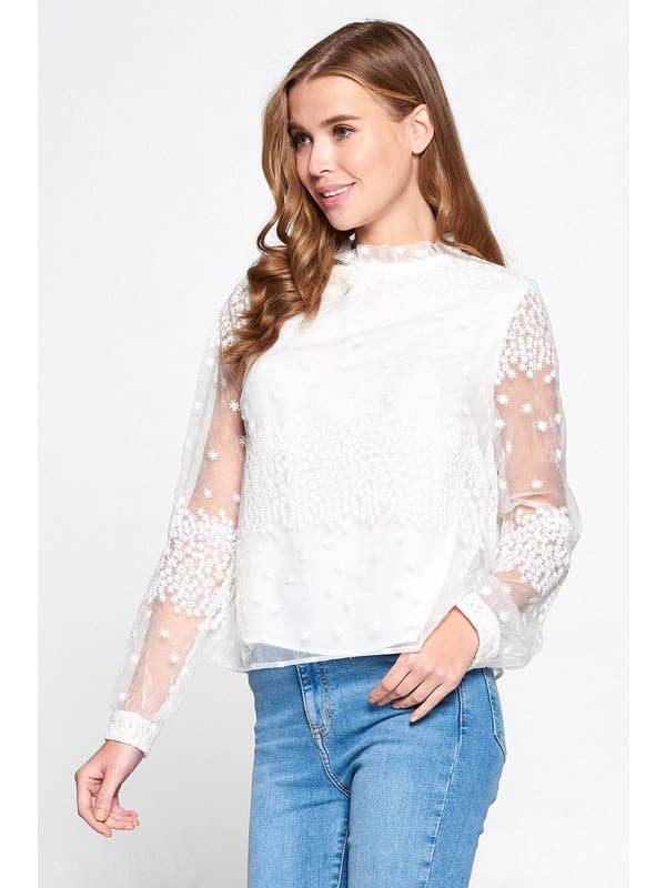 Strut & Bolt - Wholesale Blouse - Women's - Bedelia Lace Blouse3