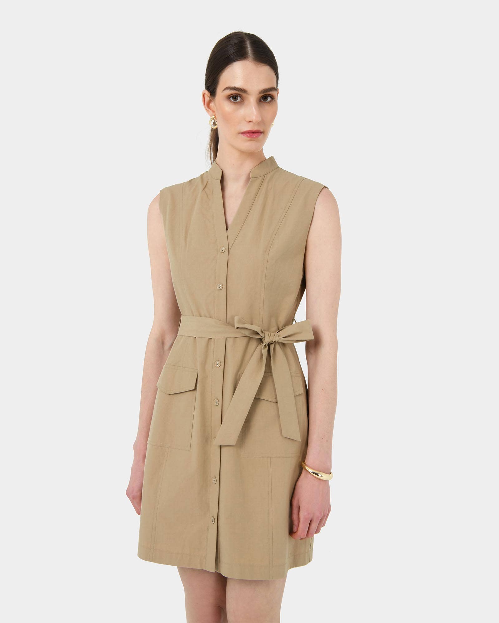 Forcast – Vestido - Mulher por atacado – Vestido Utilitário com Laço Kiran para Mulher da Forcast8