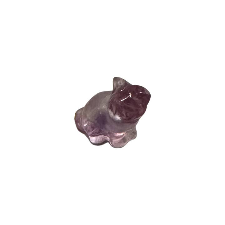 VIE - Wholesale Spiritual stone/crystal - Rainbow Fluorite Mini Carving - Assorted, 1.5x1cm, Single1