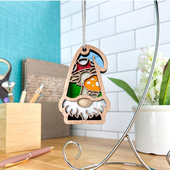 Forged Flare® - Wholesale Ornament - Toadstool Mushroom Ornament | 3.75" (H) Garden Gnome Gift | Nature's Gnomes™6