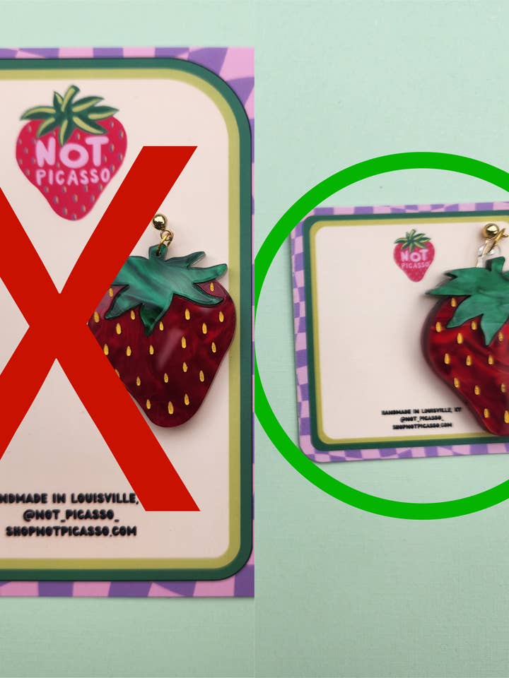 Only use small product cards for wholesale by Not Picasso