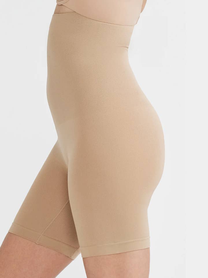 Yummie - Wholesale Shapewear - Women's - Seamless Solutions - High Waist Shapewear Thigh Shaper -Plus