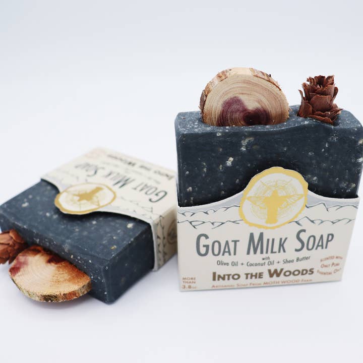 Into the Woods Ziegenmilchseife für den Großhandel von MOTH WOOD