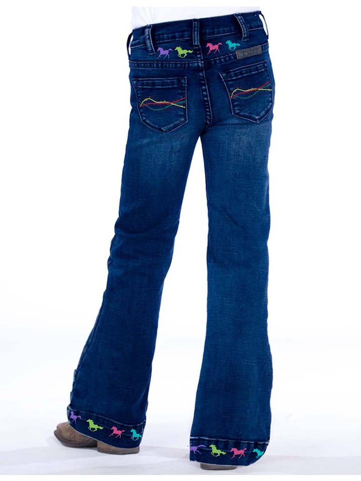 Lavage foncé Pantalon Rapide de Fille en vente sur Faire