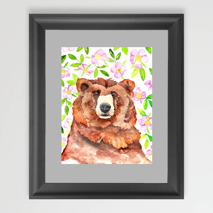 1317. Roze print voor wholesale door Dancing Raven Designs