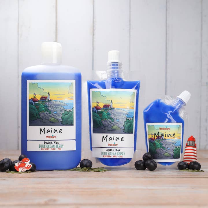 MAINE – Squeezable Squish Wax Melt | The Scenic Route Collection for wholesale by Tourist Products