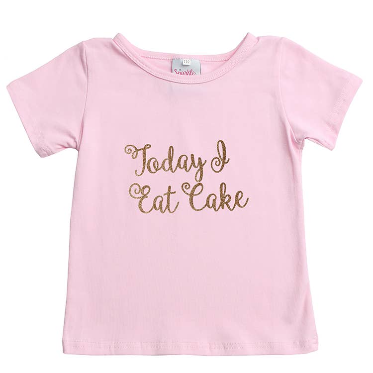 Sparkle Sisters by Couture Clips - Wholesale Screen Printed T-Shirt - Kids - Today I Eat Cake Tee0