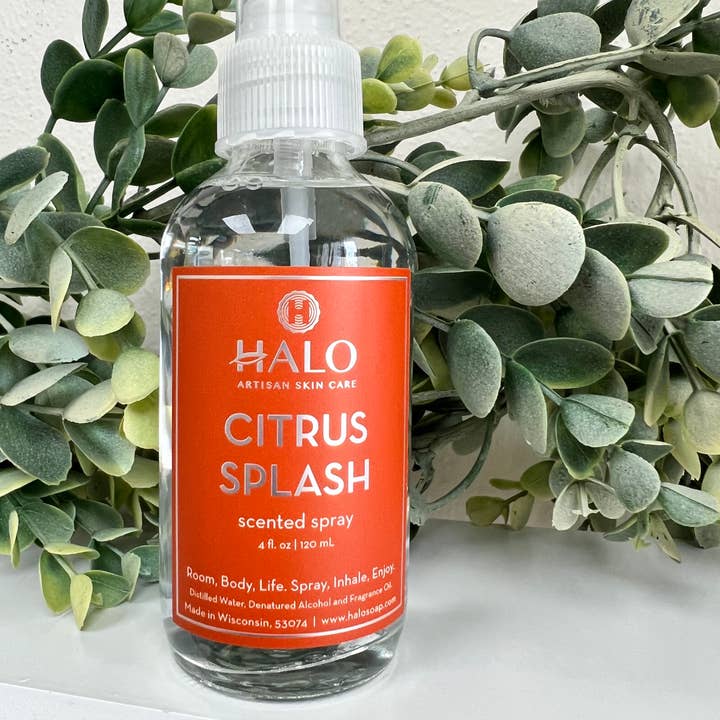 Halo Artisan Skin Care - Wholesale Room & Linen Spray - Room and Body Spray - Citrus Splash0