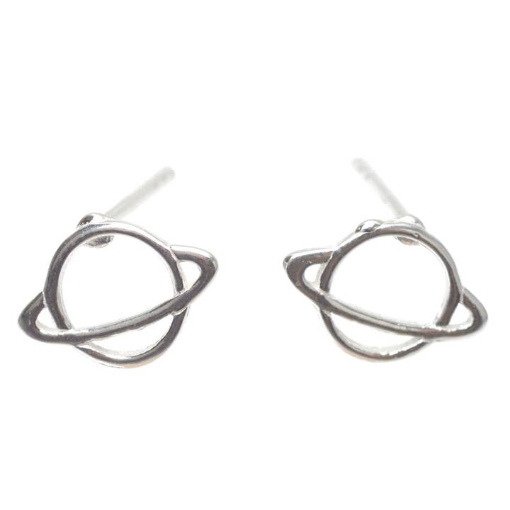 Saturn Silver Studs for wholesale by Benjamin International