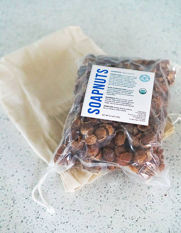 Pure Indian Foods - Wholesale Laundry Detergent Powder/Pods - Soap Nuts, Certified Organic - 8 oz (226g)3