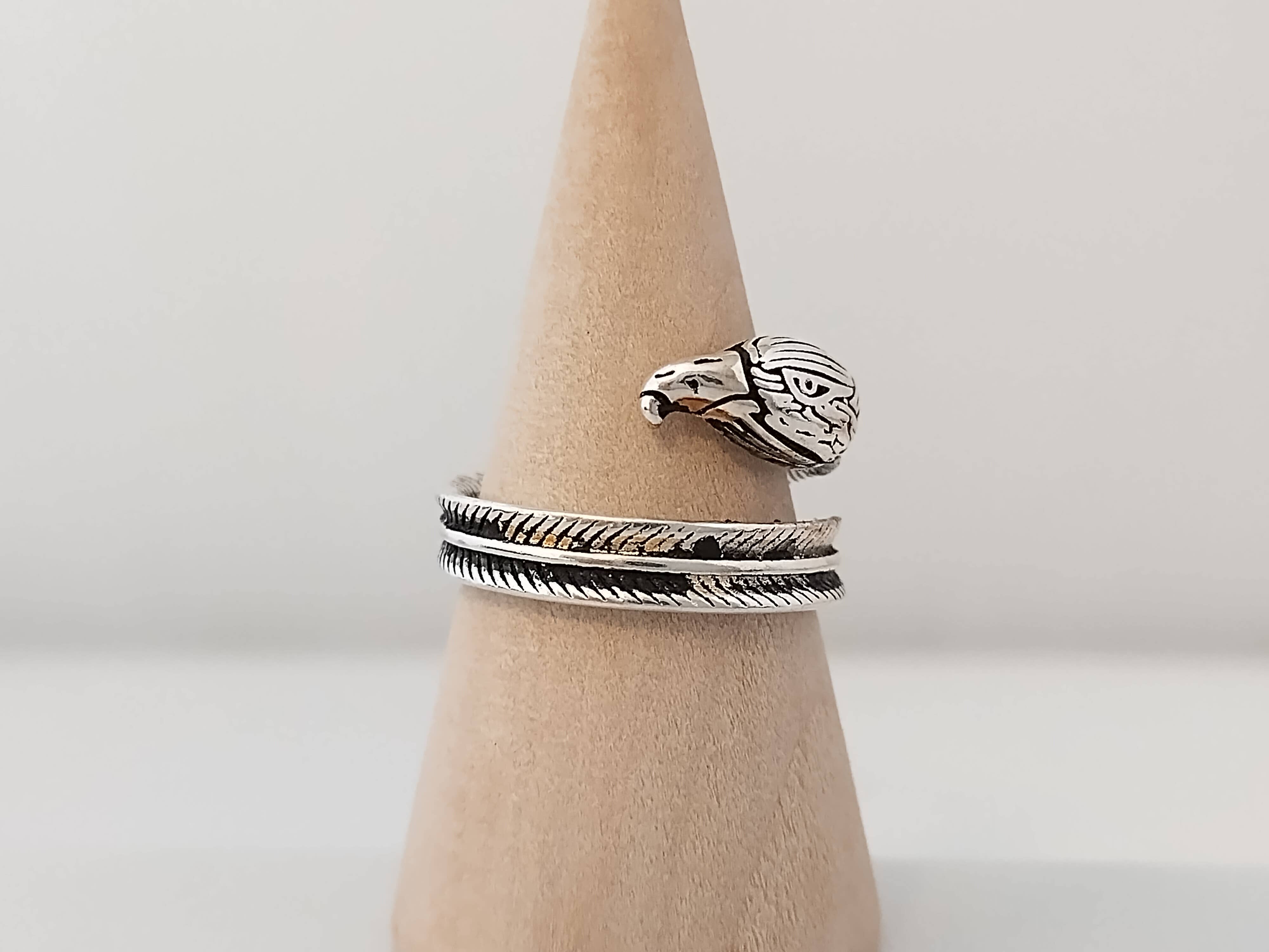 Piccadilly Pendants – wholesale Cocktail/statement ring – Eagle Ring, Bird Ring, Adjustable1