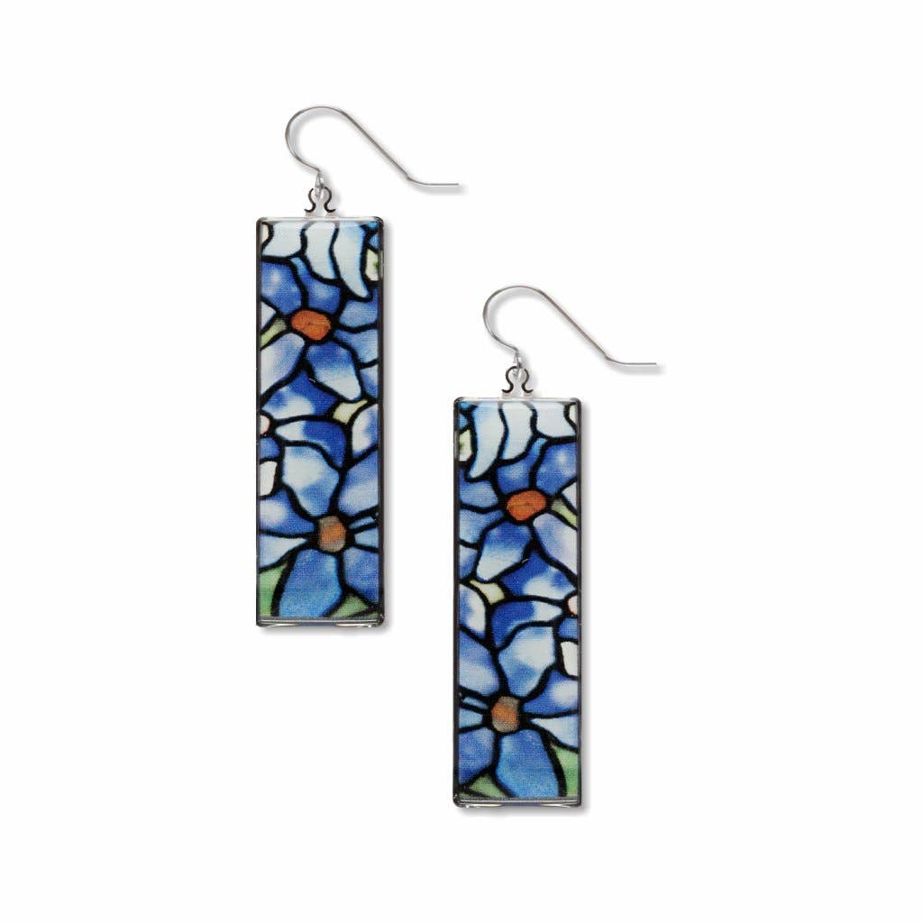 David Howell and Company - Wholesale Dangle Earrings - Tiffany Clematis Earrings, MADE in USA
