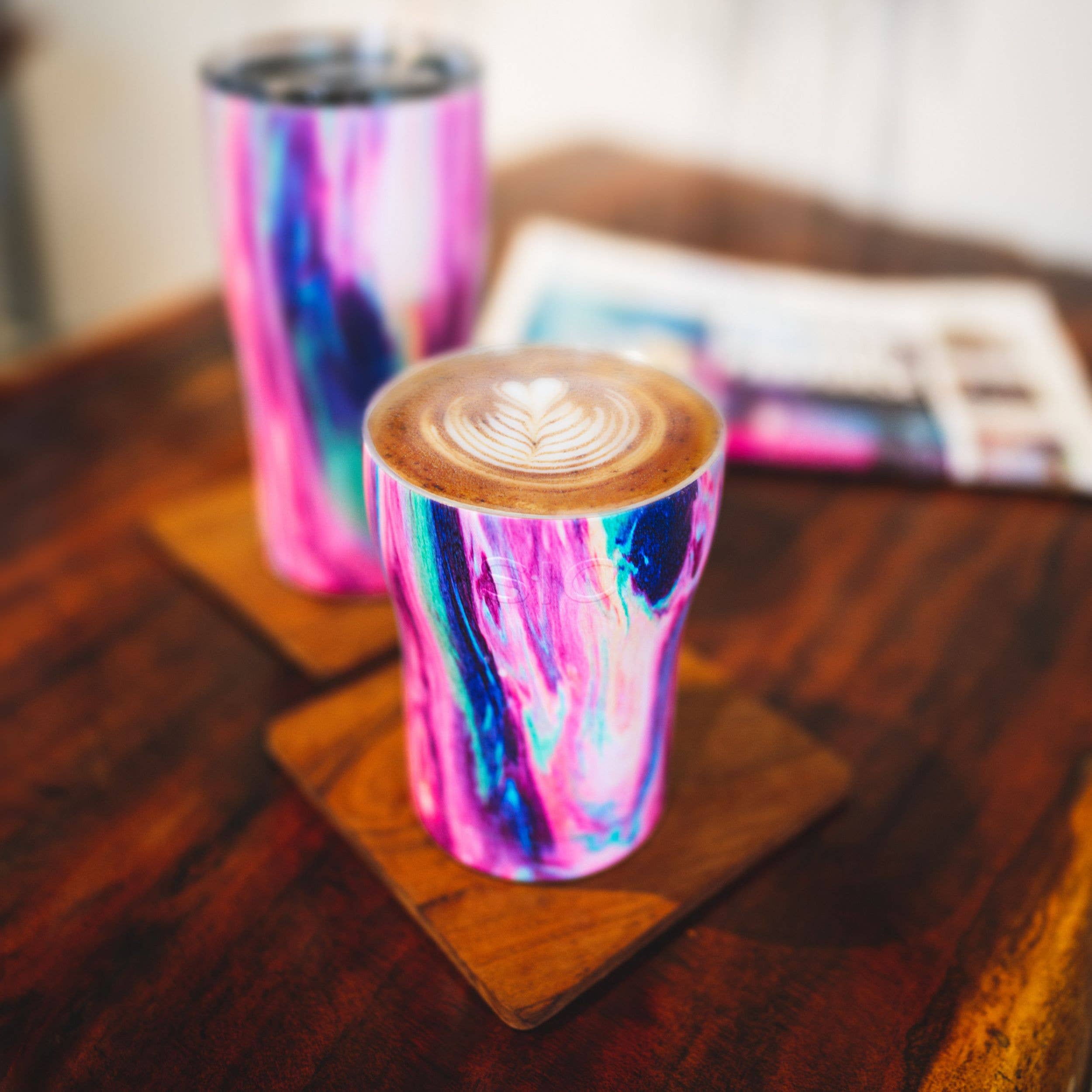 SIC Cups - Wholesale Insulated Mug/Tumbler - 12 oz. SIC Tumbler | Cotton Candy5