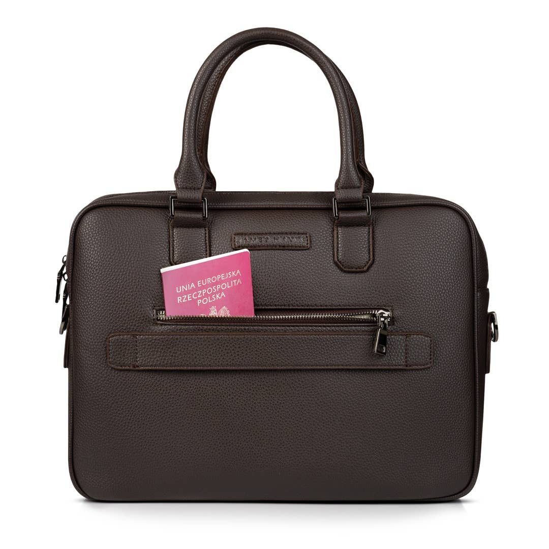 James Hawk - Wholesale Laptop Bag - Men's - Briefcase Laptop Bag with RFID Protection & Shoulder Strap13